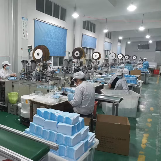 Disposable Nonwoven Earloop 3 Ply Medical Face Mask