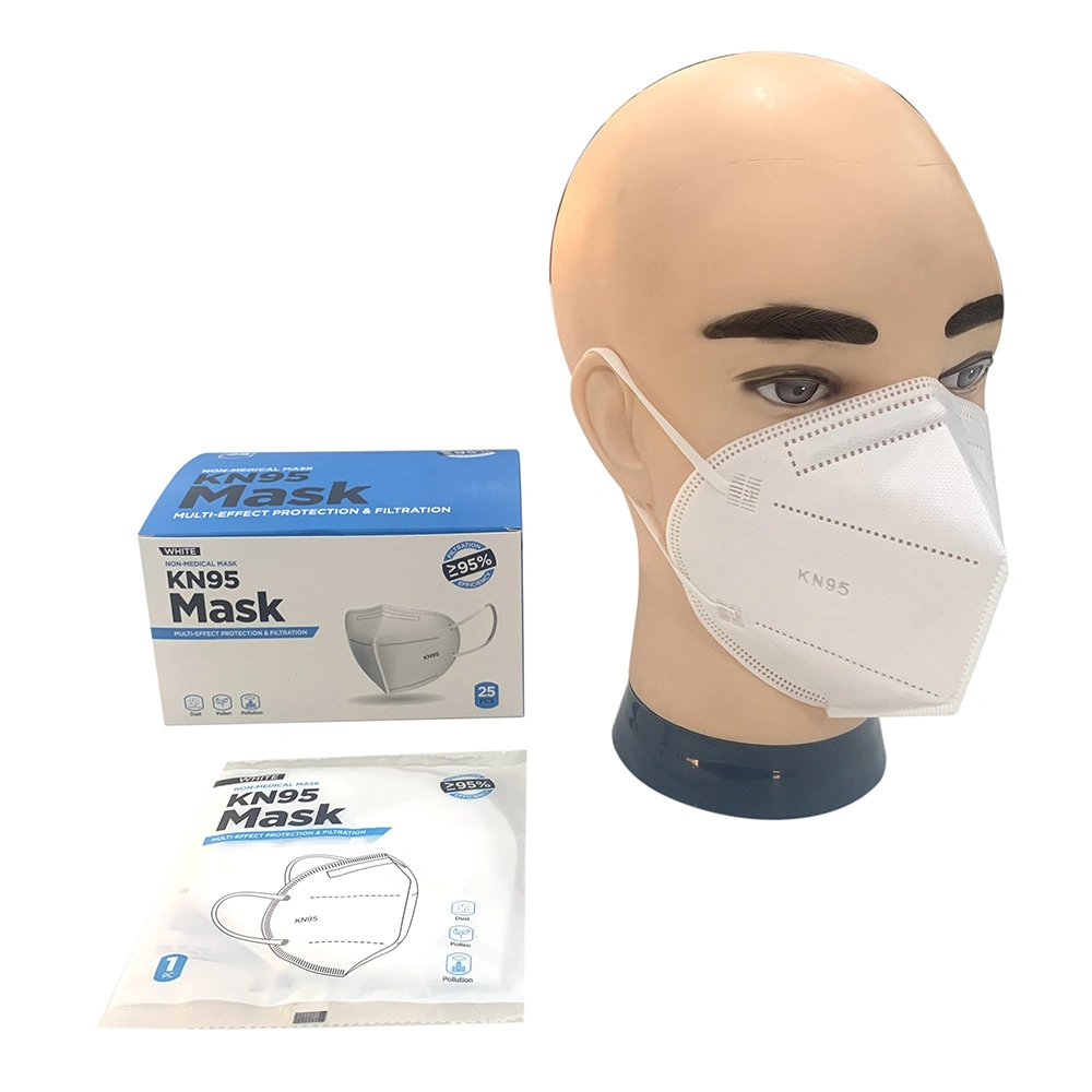 Whitelist KN95 Disposable Mascarillas Protective Cup Dust Face Mask