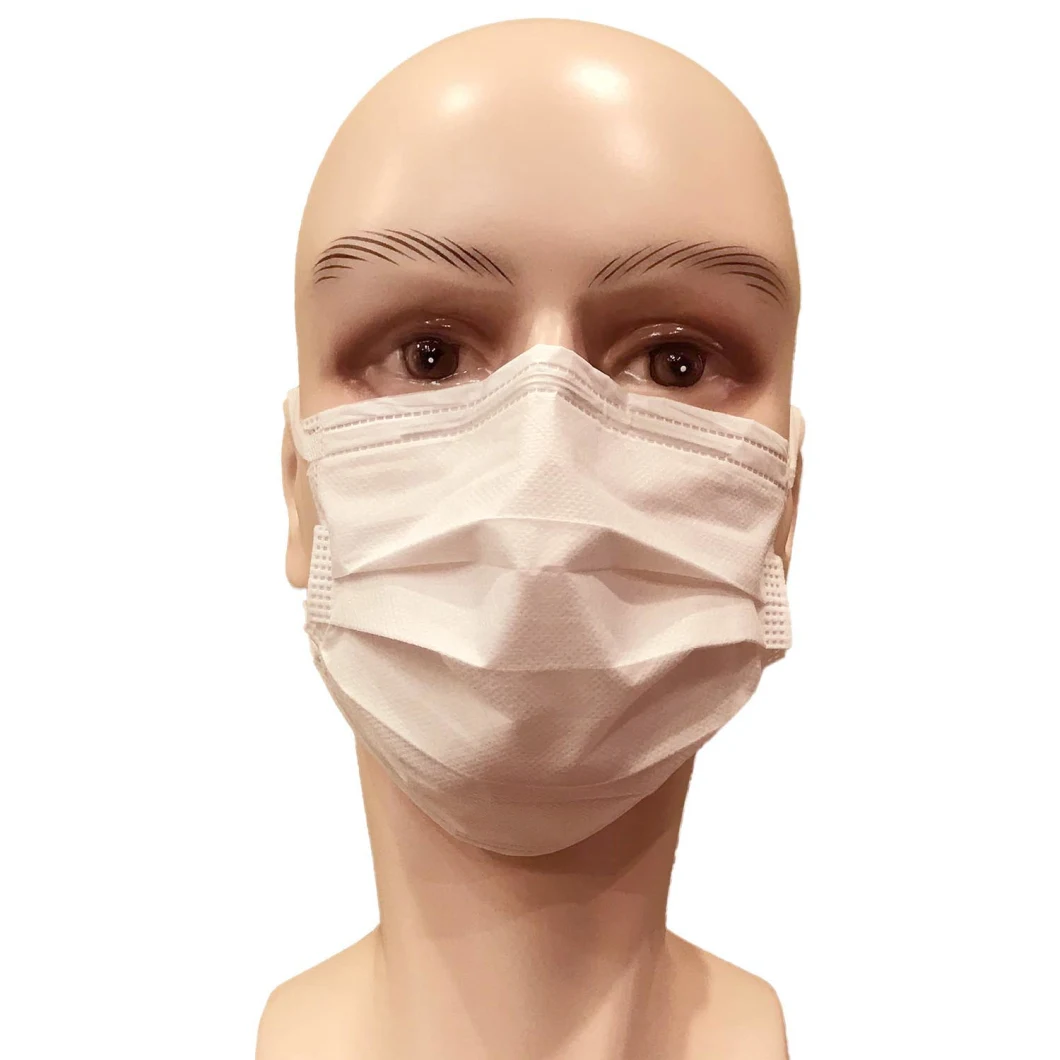 Disposable Ce Bfe95 Bfe99 ISO 13485 3ply Medical Surgeon Surgical Nonwoven Doctor Face Mask with Earloops