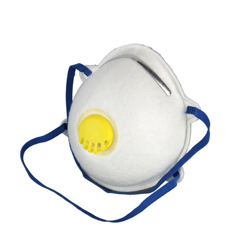 4-Ply N95 Respirator Earloop Nonwoven Anti Dust Pollution Disposable Face Mask with Valve