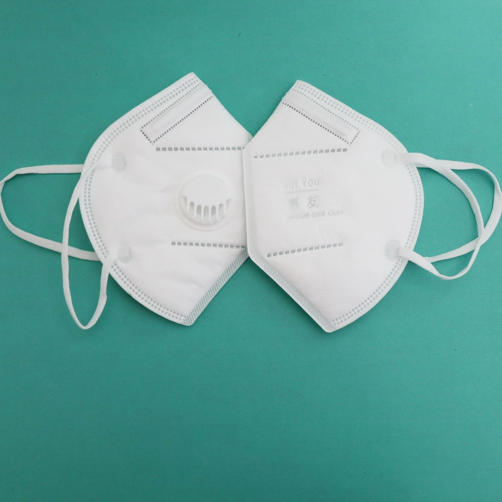 Kn95 (N95 or FFP2) Face Mask with a Breathing Valve N95 Disposable Respirator Face Mask Disposable Face Mask Earloop