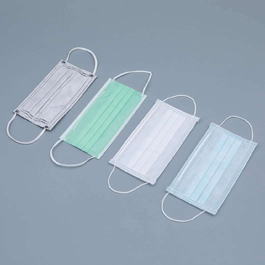 Earloop Protective Dental Surgeon Isolation Dust Active Carbon Gauze PP Safety Soft Mouth Mask, Nonwoven Disposable Face Mask